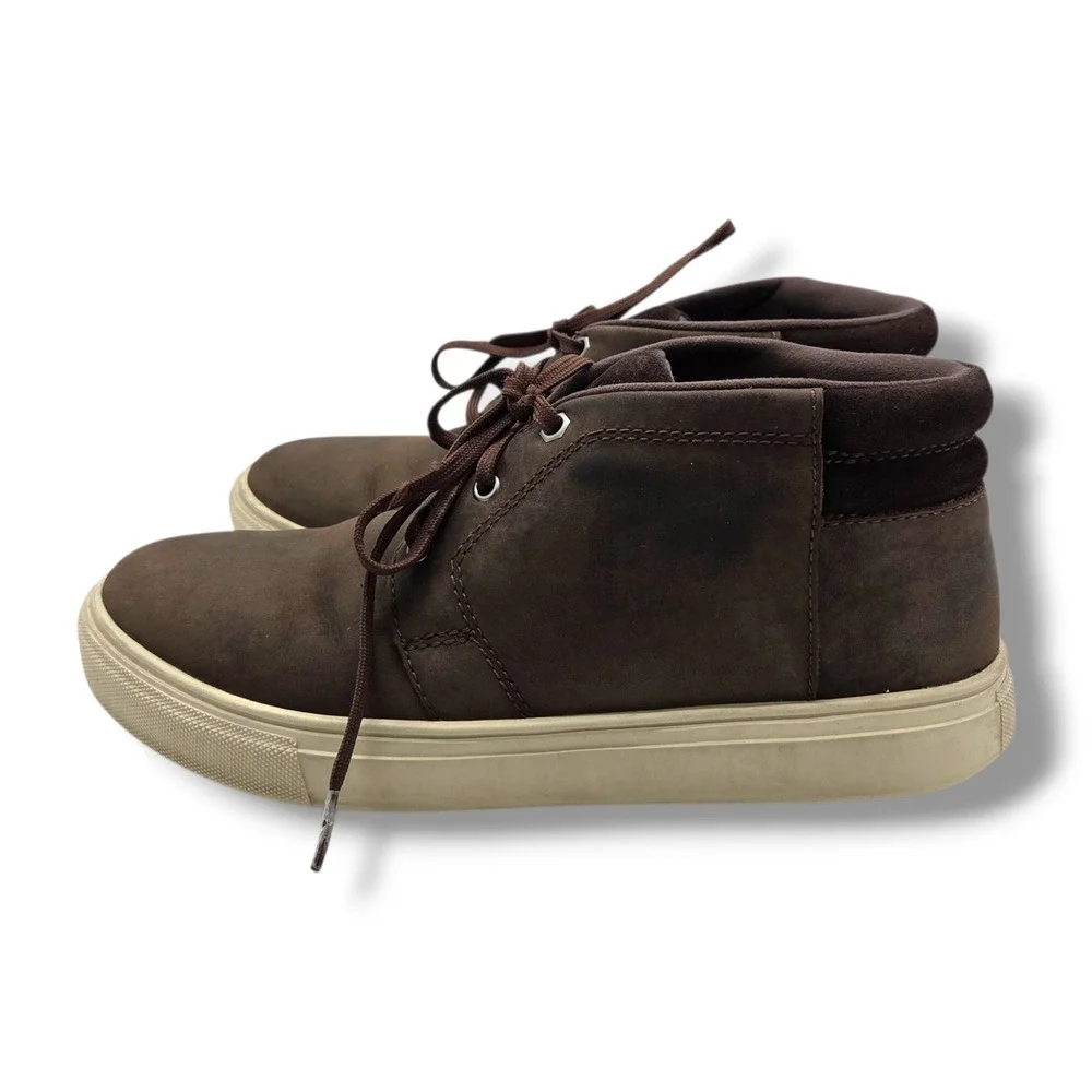 UGG Baysider Chukka Weather Boots Mens 8 Brown‎ Waterproof Leather 1120863